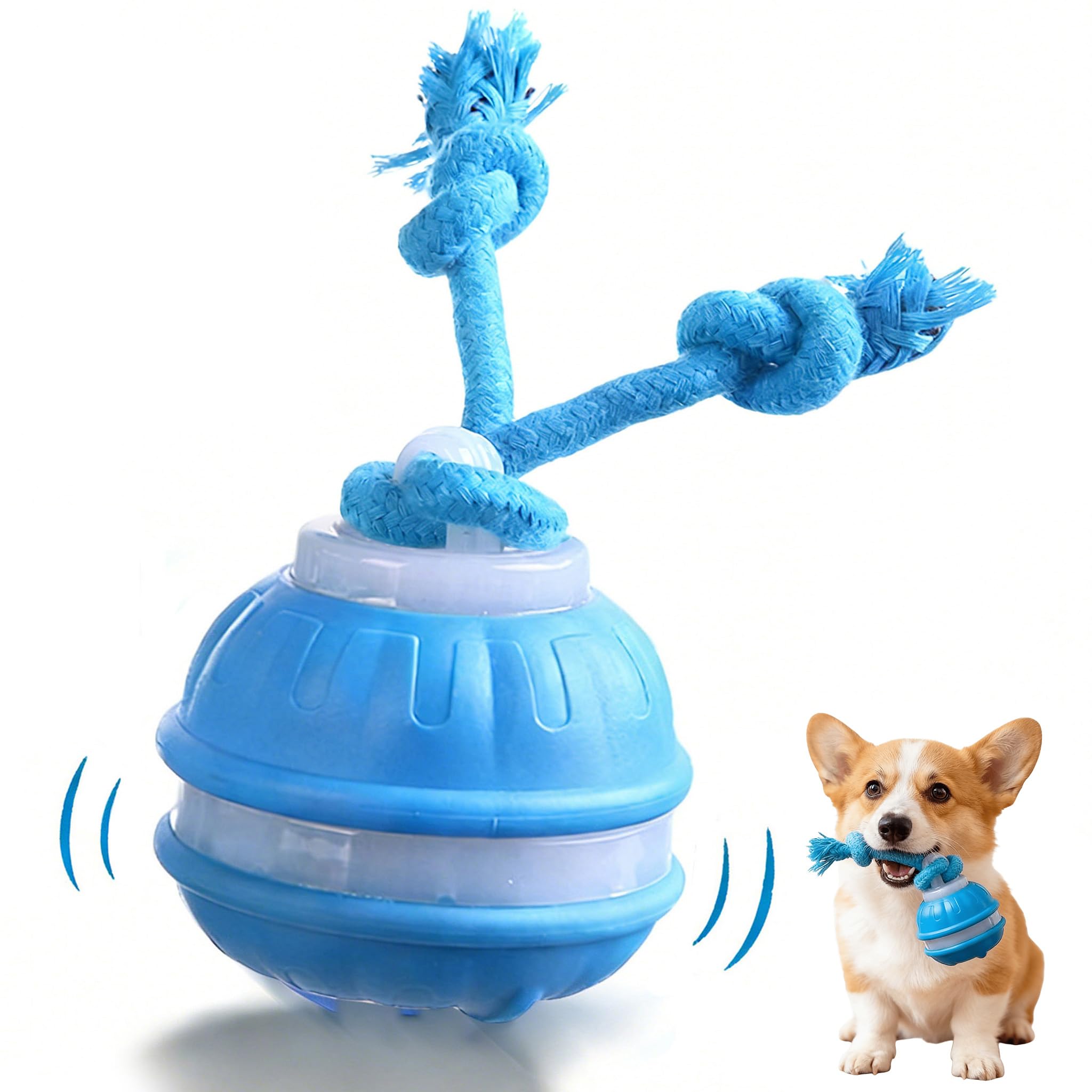 Balle interactive sonore pour chien